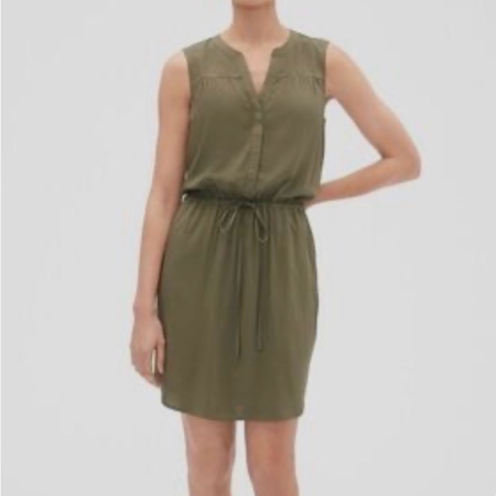 Gap army green romper dress NWT Size Large
